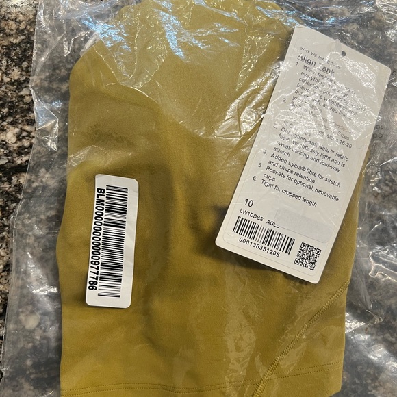 NWT! Lululemon Align Tank Top - Picture 4 of 4